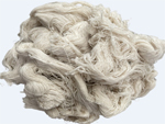 Waste Cotton Sterilized White