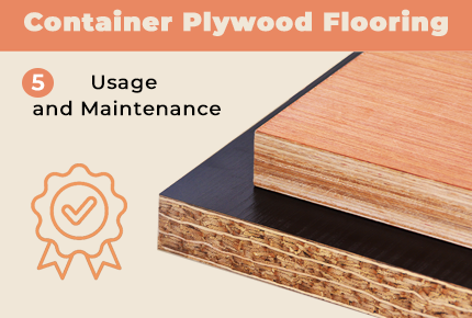 Container Plywood Flooring (5) Usage and Maintenance