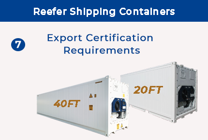 Reefer Shipping Containers（7） - Export Certification Requirements
