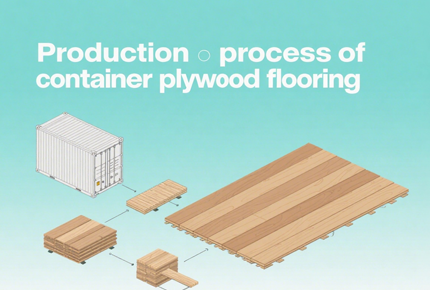 The Production Process of Container Plywood Flooring