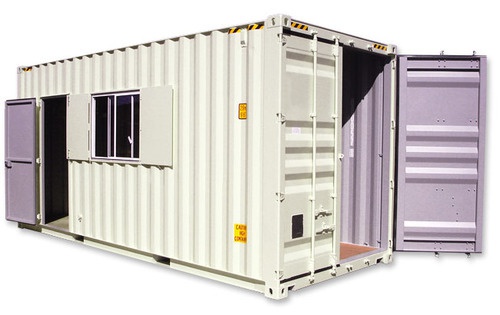 Modified shipping container for sale – custom for office/storage